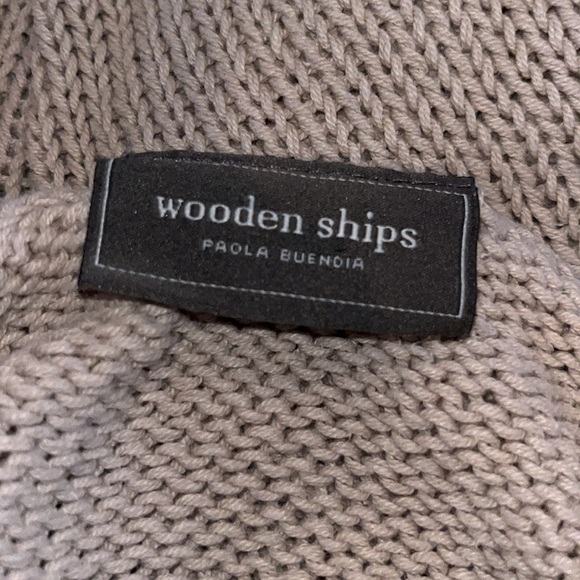 Wooden Ships Beige Star Sweater - Picture 6 of 7